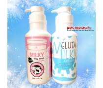 Sữa tắm trắng da sữa bò Gluta Milky Thái Lan